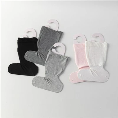 All Black Crew Length Socks