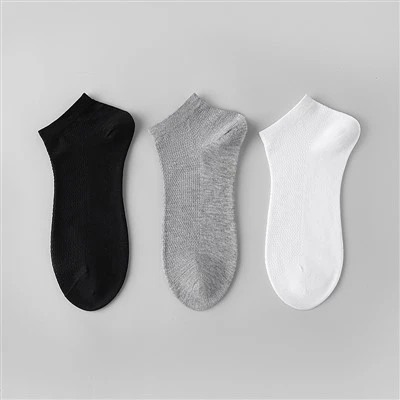 White Athletic Low Cut Socks